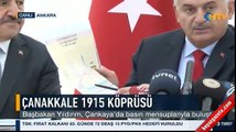 Başbakan Yıldırım'dan Çanakkale 1915 Köprüsü açıklaması