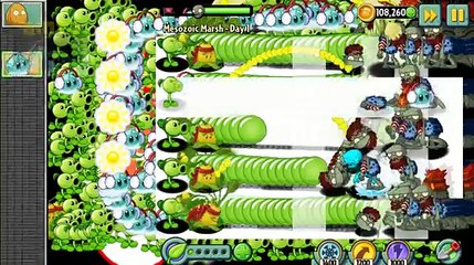 Plants vs Zombies 2 - Scrapped and Removed Level: Mesozoic Marsh Day 1