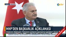 Yıldırım: Bahçeli'nin açıklamaları ümit vericidir