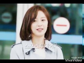 Kim Ji Won  Hậu duệ mặt trời  đẹp lung linh tại sân bay bắc kinh 25 4 2016