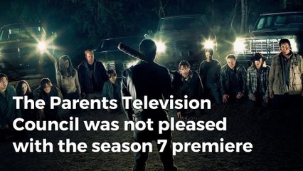 'Walking Dead' premiere slammed by Parents Television Council