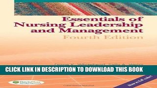 [FREE] EBOOK Essentials of Nursing Leadership   Management ONLINE COLLECTION
