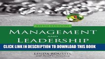 [FREE] EBOOK Management And Leadership For Nurse Administrators BEST COLLECTION