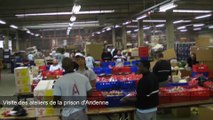 Visite des ateliers de la prison d'Andenne
