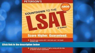 GET PDF  Countdown to the LSAT, 3rd ed (Peterson s Countdown to the LSAT)