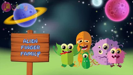 GROSS SLIME ALIEN Nursery Rhymes for Children! - Alien Finger Family Song - Lil Abby - YouTube