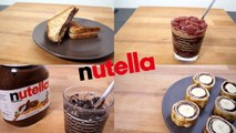 5 Recettes Nutella, rapide et facile