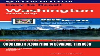 Best Seller Rand McNally Easy to Read Washington State Map Free Read