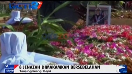 Pemakaman Korban Kapal Tenggelam di Tanjungpinang