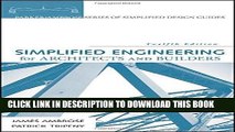 Best Seller Simplified Engineering for Architects and Builders (Parker/Ambrose Series of