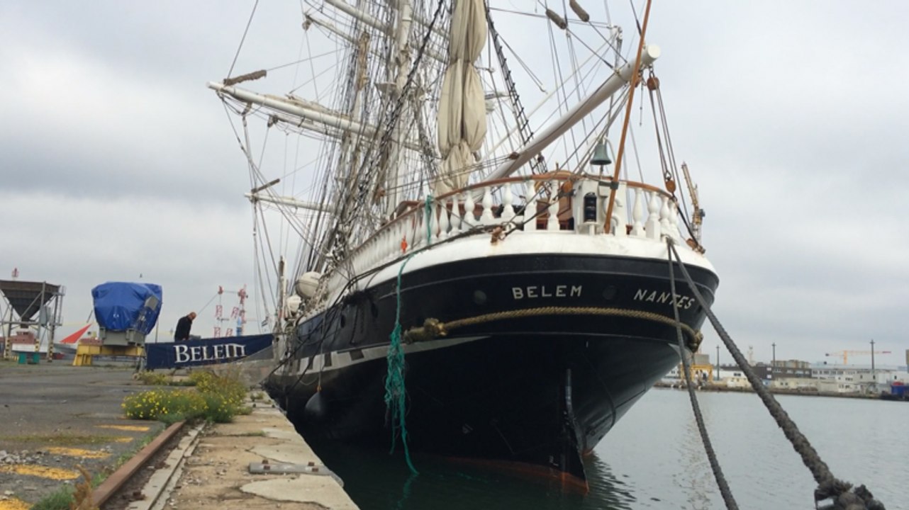 À bord du Belem, en escale
