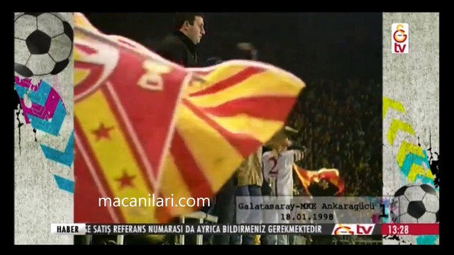 [HD] 18.01.1998 - 1997-1998 Turkish 1st League Matchday 18 Galatasaray 2-1 Ankaragücü [Only Suat Kaya's Goal]