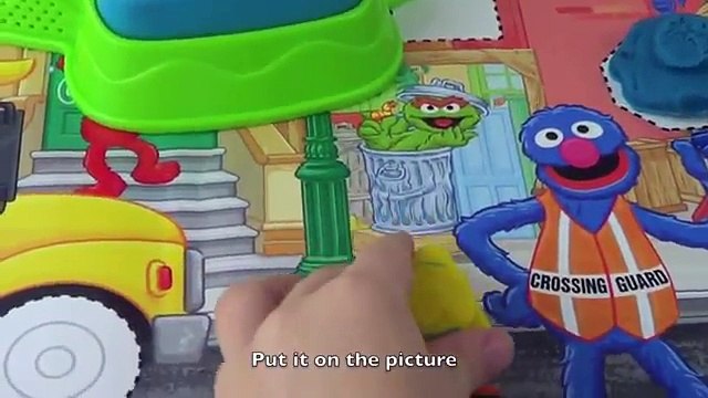 Cookie Monster Eats Play Doh from Shape and Spin Elmo Sesame Street Play-Doh Set