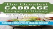 Ebook The Greatest Cabbage Recipes In History: Fast, Easy   Delicious Recipes (A Healthy   Natural