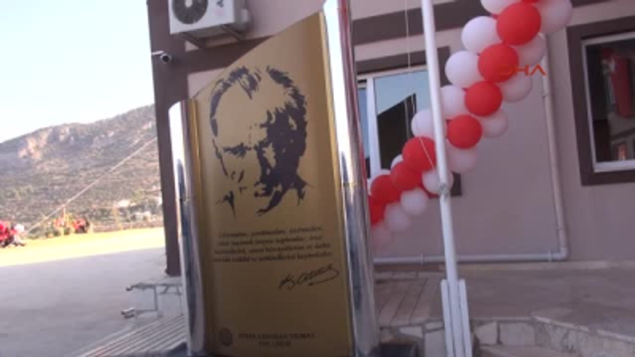 Kaş Turan Erdoğan Fen Lisesi Açıldı