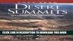Read Now Desert Summits: A Climbing   Hiking Guide to California and Southern Nevada (Hiking