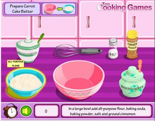 Baby Cooking Game Carrot Cake Games for girls to play
