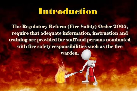FIRE WARDEN TRAINING & FIRE AWARENESS TRAINING