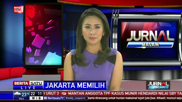 Agus-Sylvi 1, Ahok-Djarot 2, Anies-Sandi 3