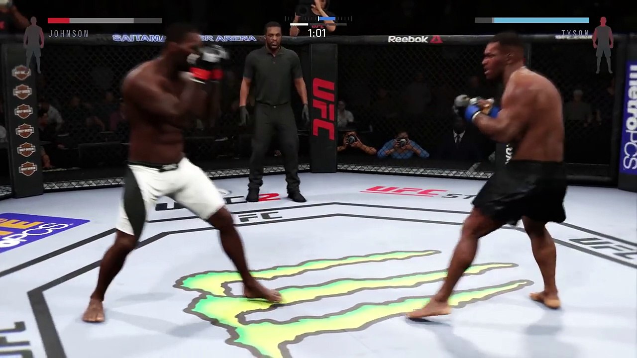 Mike Tyson vs Rumble Johnson - Simulation Fight