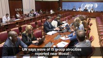 UN says wave of IS atrocities reported near Mosul