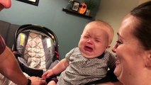 Baby Girl Is Jealous When Dad Kisses Mom In Front Of Her ✔