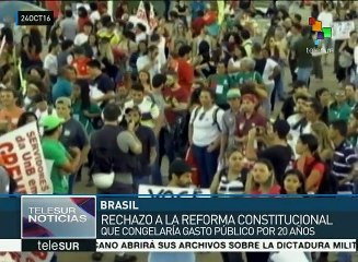 Brasil: rechazan reforma que congelaría por 20 años inversión pública