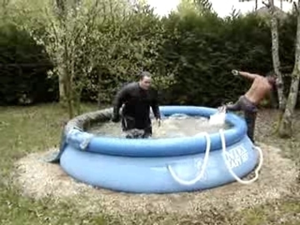 piscine pas propre