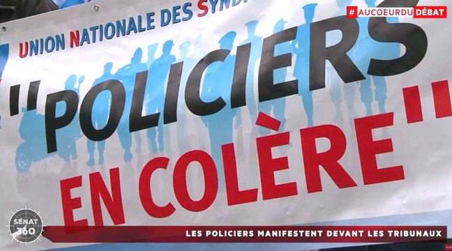 Sénat 360 - Les policiers manifestent devant les tribunaux / Détenus radicalisés : les unités dédiées vont disparaître / Élection présidentielle : pas de casier pour les candidats ? (25/10/2016)