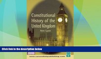 Big Deals  Constitutional History of the United Kingdom  Full Read Most Wanted