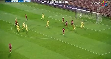 Claudia Neto Free kick Romania W 0 - 0	 Portugal W