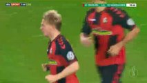 Mats Daehli Toooor , Goal - SC Freiburg 1-0 Sandhausen Sv - (25/10/2016)