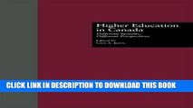 [PDF] Higher Education in Canada: Different Systems, Different Perspectives Popular Collection