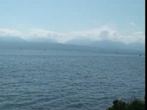 Quai de Morges et lac Leman