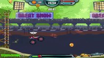 Монстр Трак Мультики про машинки Игры Гонки для детей Monster Wheels 2 Gameplay