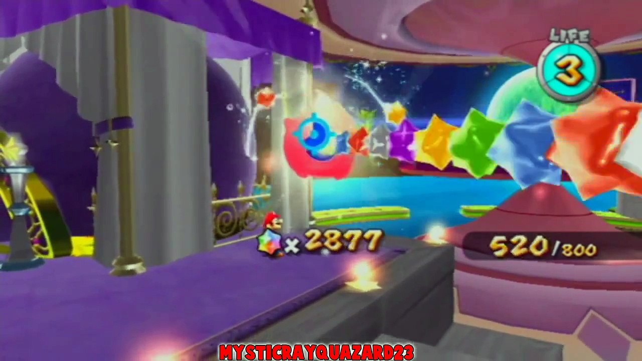 Super Mario Galaxy - Gameplay Walkthrough - Part 22 - Bowsers Dark Matter Plant & More [Wii]