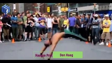 Straat dansers Haagse pret