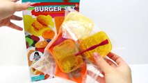 Dough Burger Set, Oyun Hamuru ile Hamburger ve Patates Kızartması Yapımı