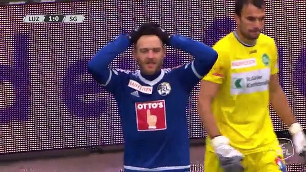 FC Luzern 3:0 Sankt Gallen  (Swiss Super League 12 Round 23.Oktober )