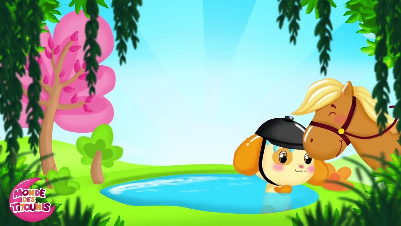 Une poule sur un mur - 60 min de comptines pour enfants - Titounis