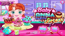 Baby Anna Tasty Cupcakes - Frozen Princess Anna Cake Decoration Game for Kids