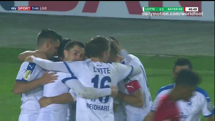 Roberto Hilbert own Goal HD - Lotte 1 - 1 Bayer Leverkusen - 25.10.2016