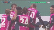 Bobby Wood Goal HD - Hallescher 0-1 Hamburger SV - 25-10-2016