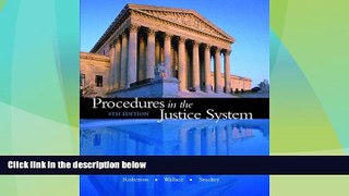 Books to Read  Procedures in the Justice System (8th Edition)  Best Seller Books Most Wanted