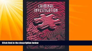 Big Deals  Criminal Investigation: An Analytical Perspective  Full Ebooks Best Seller