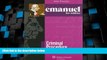 Big Deals  Emanuel Law Outlines: Criminal Procedure  Best Seller Books Most Wanted