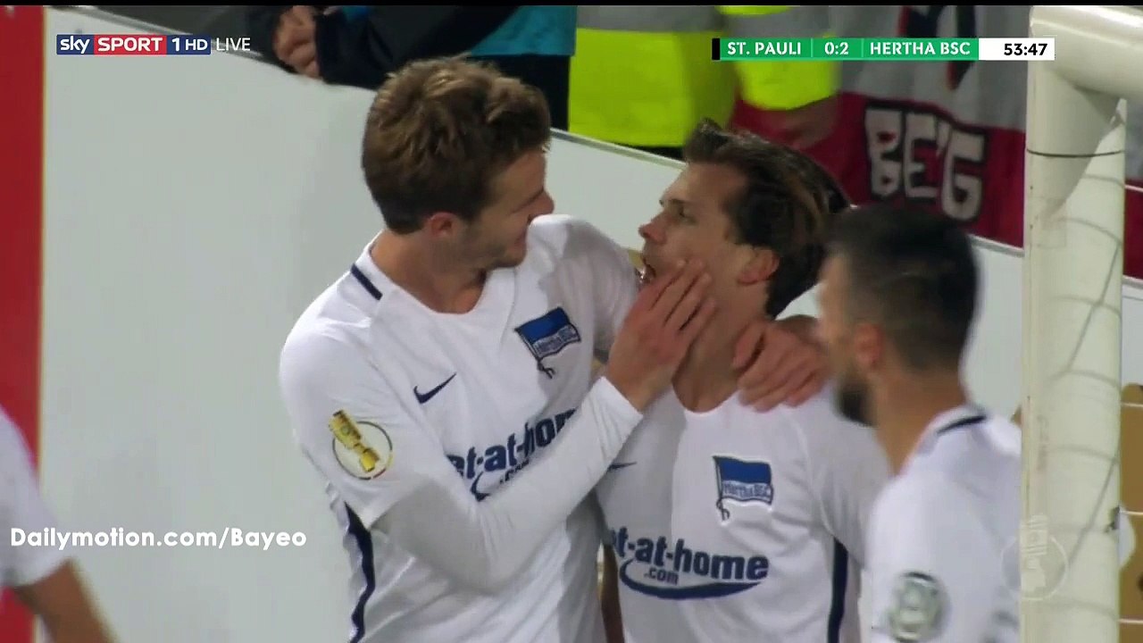 Valentin Stocker Goal HD - St. Pauli 0-2 Hertha Berlin - 25-10-2016