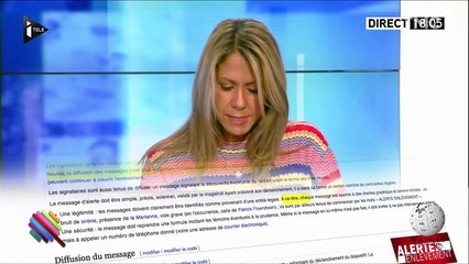 Une journaliste de Morandini Live lit une page Wikipedia
