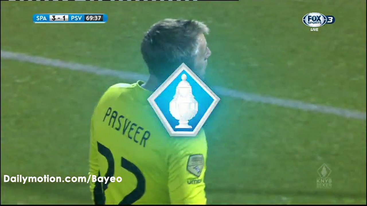 Loris Brogno Goal HD - Sparta Rotterdam 3-1 PSV - 25-10-2016