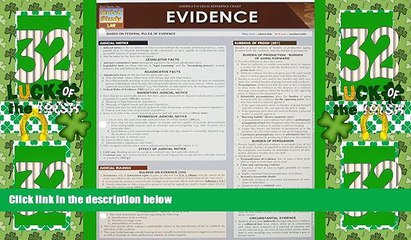 Big Deals  Evidence (Quick Study: Law)  Full Read Best Seller